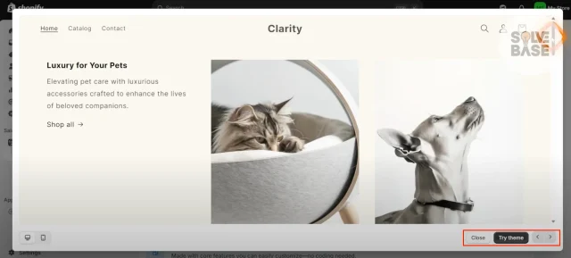 shopify 管理画面